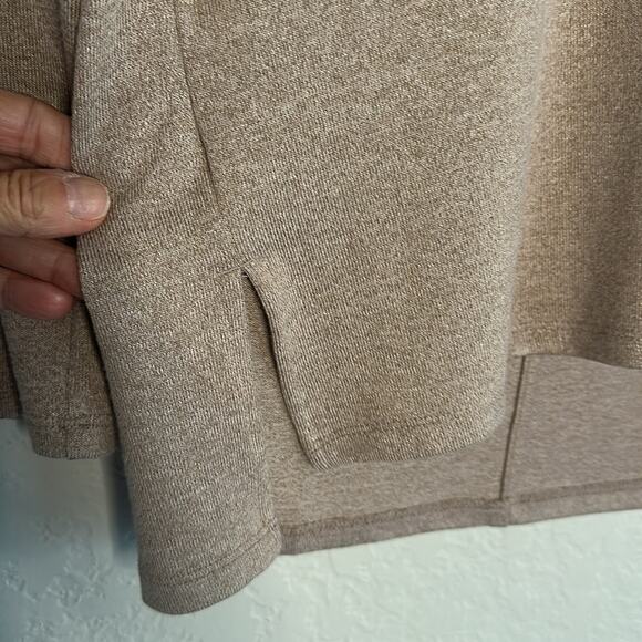 NEW Banana Republic Tan Neutral Sweater Tunic Long Sleeve Rayon Quiet Luxury - Picture 4 of 8